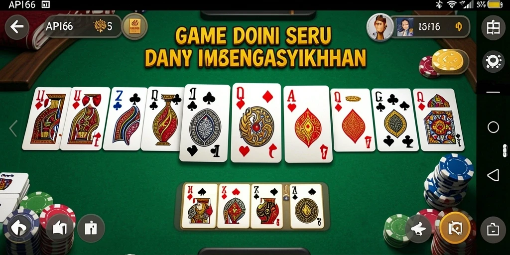 Screenshot gameplay Domino yang menarik dan seru.