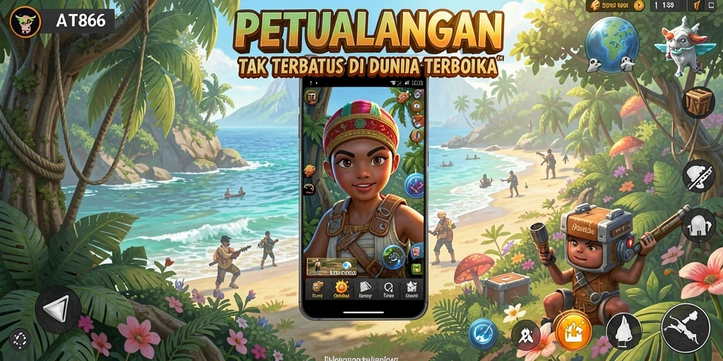 Gameplay Open World yang menakjubkan dan penuh petualangan.