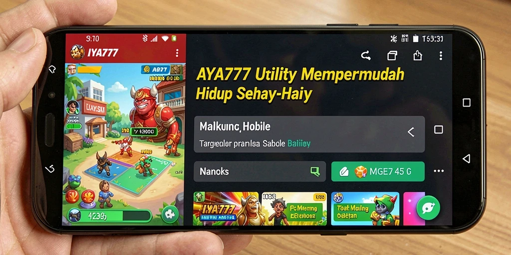 Tampilan antarmuka IYA777 yang modern dan intuitif.