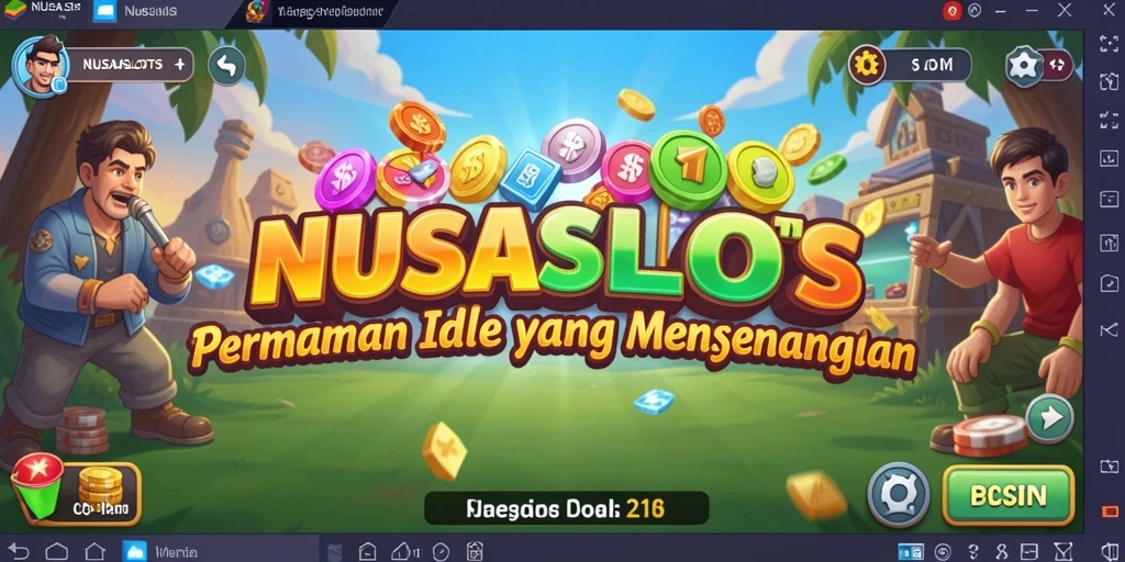 Screenshot gameplay NUSASLOTS menampilkan momen seru bermain Idle.