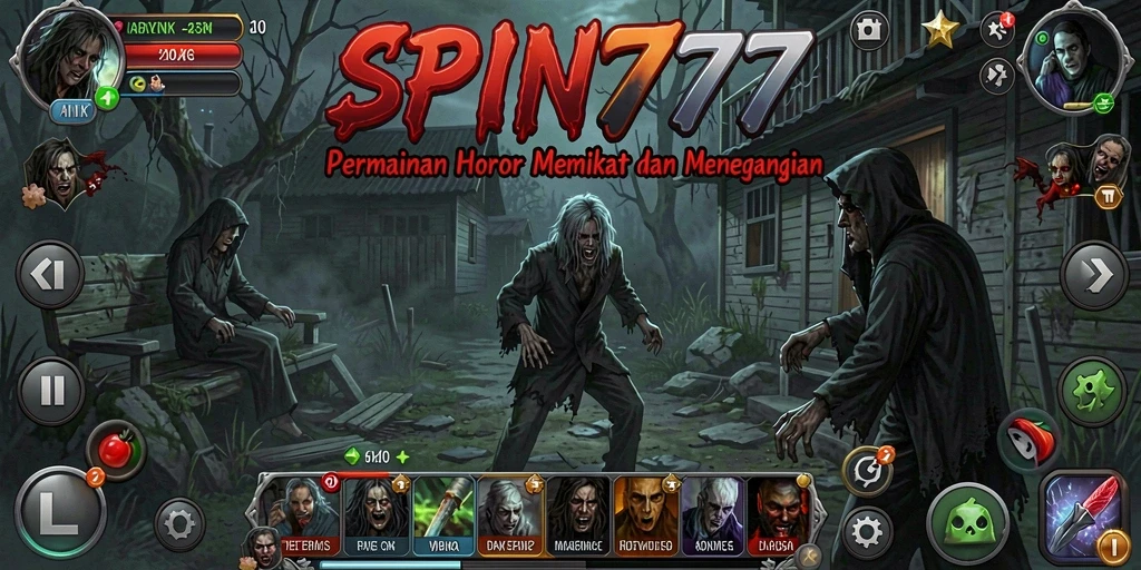 Tampilan gameplay SPIN777 yang mencekam dan penuh ketegangan.